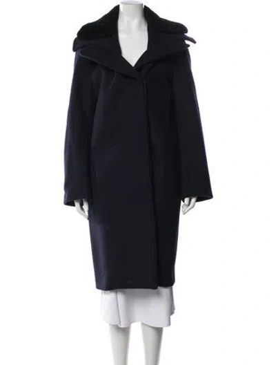 Pre-owned Acne Studios Wool Coat In Blue