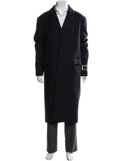 Pre-owned Acne Studios Wool Coat In Blue