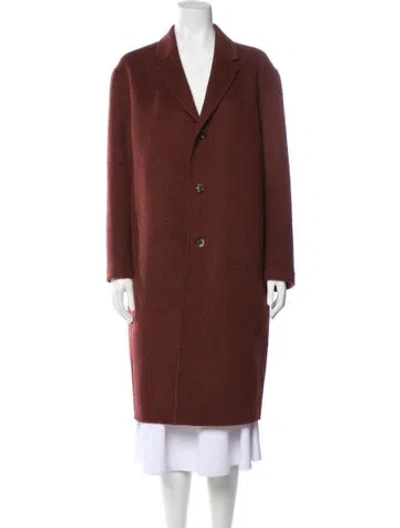 Pre-owned Acne Studios Wool Coat In Brown