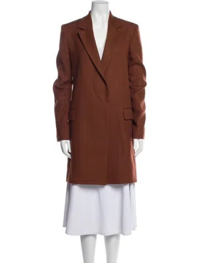 Pre-owned Acne Studios Wool Coat In Brown
