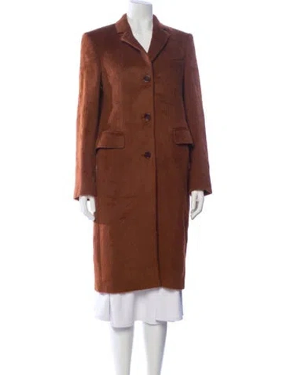 Pre-owned Acne Studios Wool Coat In Brown