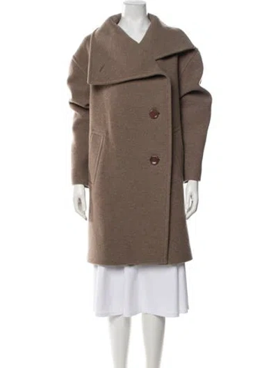 Pre-owned Acne Studios Wool Coat In Brown