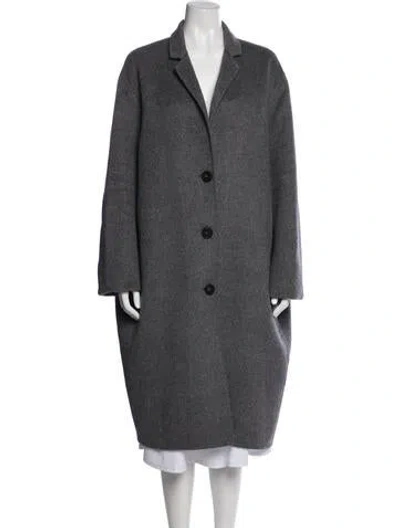 Pre-owned Acne Studios Wool Coat In Gray