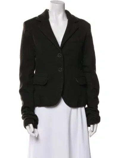 Pre-owned Acne Studios Wool Coat In Green