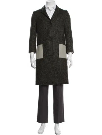 Pre-owned Acne Studios Wool Coat In Green