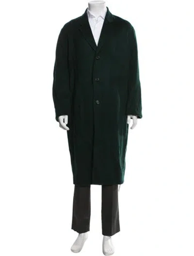 Pre-owned Acne Studios Wool Coat In Green