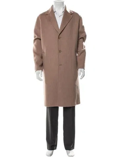 Pre-owned Acne Studios Wool Coat In Neutrals