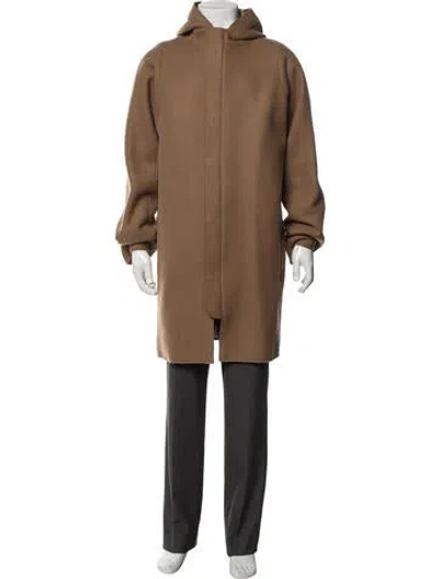 Pre-owned Acne Studios Wool Coat In Neutrals