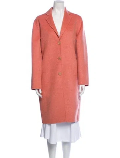 Pre-owned Acne Studios Wool Coat In Pink