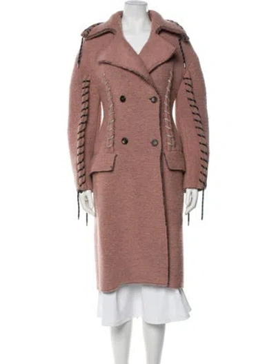 Pre-owned Acne Studios Wool Coat In Pink