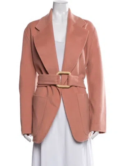 Pre-owned Acne Studios Wool Coat In Pink
