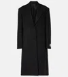 Acne Studios Single-breasted Wool Coat In Schwarz