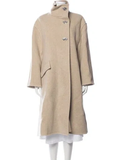 Pre-owned Acne Studios Wool Coat W/ Tags In Neutrals