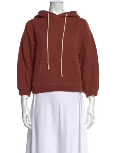 Pre-owned Acne Studios Wool Crew Neck Hoodie In Brown