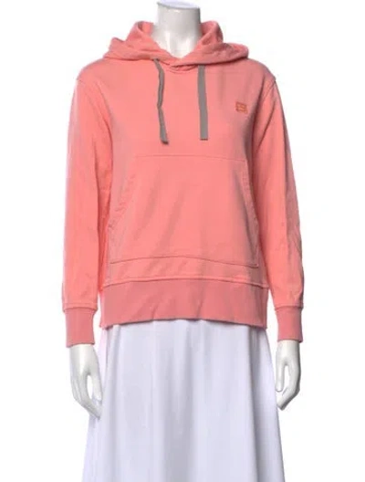 Pre-owned Acne Studios Wool Crew Neck Hoodie In Pink