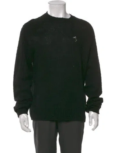 Pre-owned Acne Studios Wool Crew Neck Pullover In Black