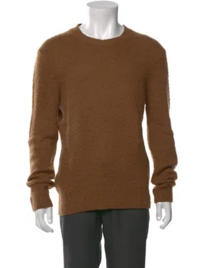 Pre-owned Acne Studios Wool Crew Neck Pullover In Brown
