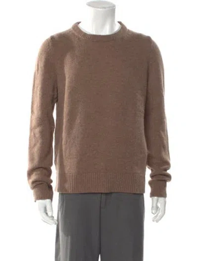 Pre-owned Acne Studios Wool Crew Neck Pullover In Brown