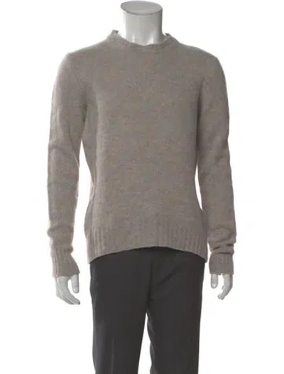 Pre-owned Acne Studios Wool Crew Neck Pullover In Gray