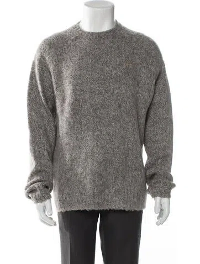 Pre-owned Acne Studios Wool Crew Neck Pullover In Gray
