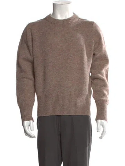 Pre-owned Acne Studios Wool Crew Neck Pullover In Neutral