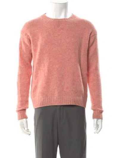 Pre-owned Acne Studios Wool Crew Neck Pullover In Pink