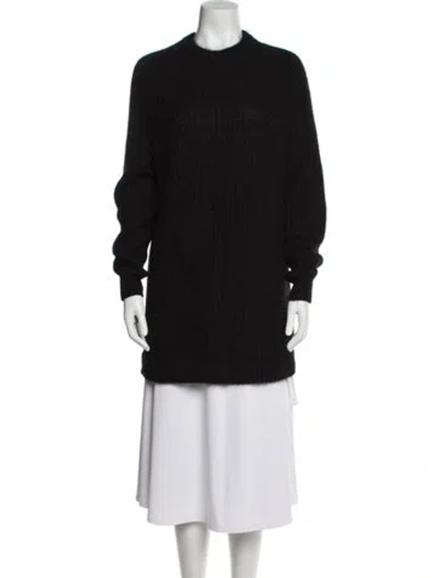 Pre-owned Acne Studios Wool Crew Neck Sweater In Black