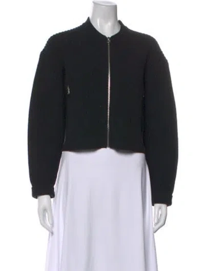 Pre-owned Acne Studios Wool Crew Neck Sweater In Black