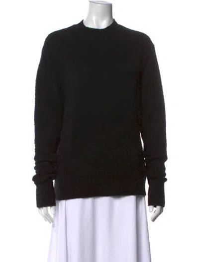 Pre-owned Acne Studios Wool Crew Neck Sweater In Black