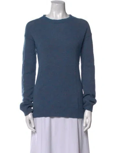 Pre-owned Acne Studios Wool Crew Neck Sweater In Blue