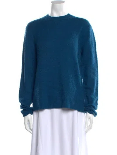 Pre-owned Acne Studios Wool Crew Neck Sweater In Blue