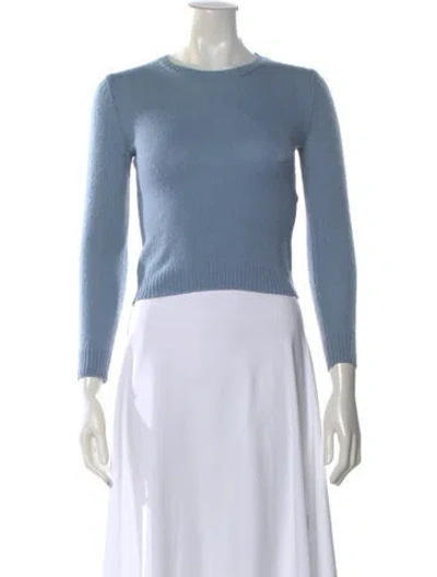 Pre-owned Acne Studios Wool Crew Neck Sweater In Blue