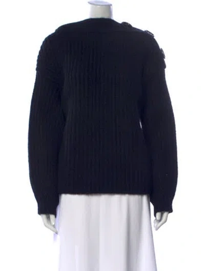 Pre-owned Acne Studios Wool Crew Neck Sweater In Blue