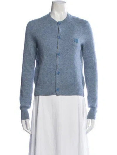 Pre-owned Acne Studios Wool Crew Neck Sweater In Blue