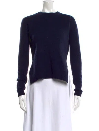 Pre-owned Acne Studios Wool Crew Neck Sweater In Blue