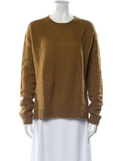 Pre-owned Acne Studios Wool Crew Neck Sweater In Brown