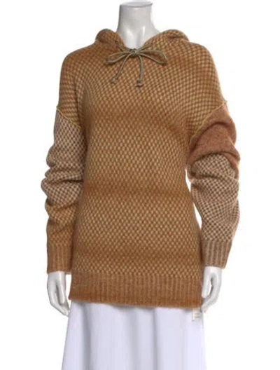 Pre-owned Acne Studios Wool Crew Neck Sweater In Brown