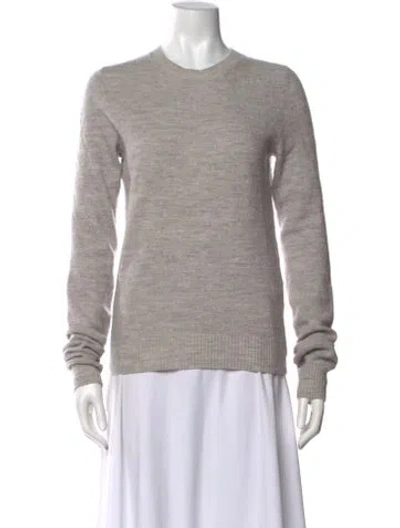 Pre-owned Acne Studios Wool Crew Neck Sweater In Gray