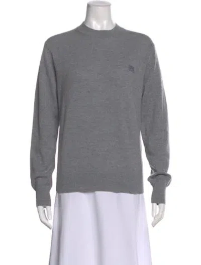 Pre-owned Acne Studios Wool Crew Neck Sweater In Gray