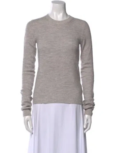 Pre-owned Acne Studios Wool Crew Neck Sweater In Gray