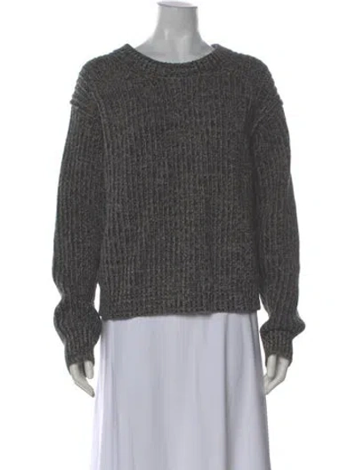 Pre-owned Acne Studios Wool Crew Neck Sweater In Gray