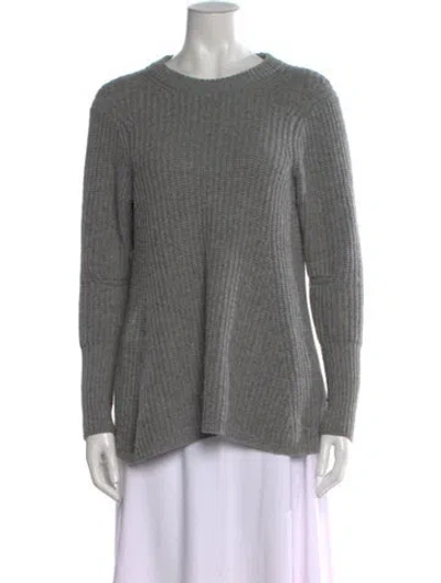Pre-owned Acne Studios Wool Crew Neck Sweater In Gray