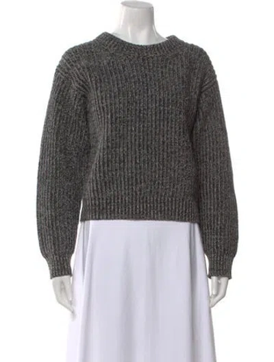Pre-owned Acne Studios Wool Crew Neck Sweater In Gray