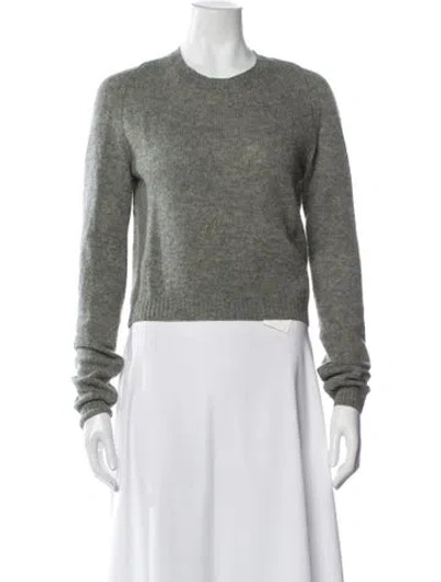 Pre-owned Acne Studios Wool Crew Neck Sweater In Gray