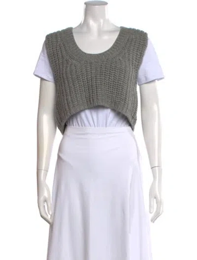 Pre-owned Acne Studios Wool Crew Neck Sweater In Gray