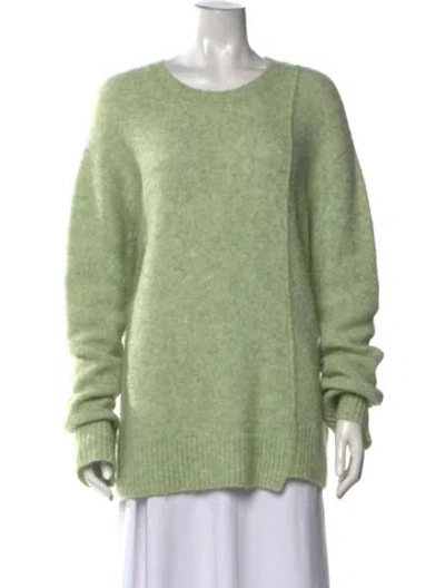 Pre-owned Acne Studios Wool Crew Neck Sweater In Green