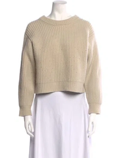 Pre-owned Acne Studios Wool Crew Neck Sweater In Neutral