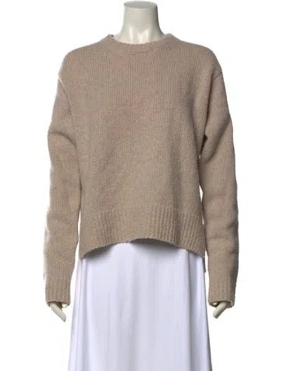 Pre-owned Acne Studios Wool Crew Neck Sweater In Neutral