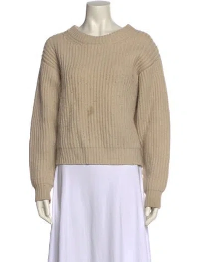 Pre-owned Acne Studios Wool Crew Neck Sweater In Neutral