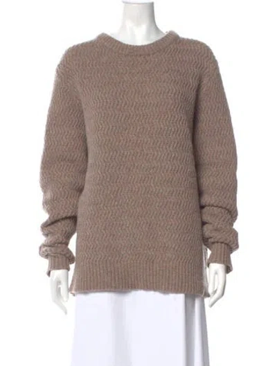 Pre-owned Acne Studios Wool Crew Neck Sweater In Neutral